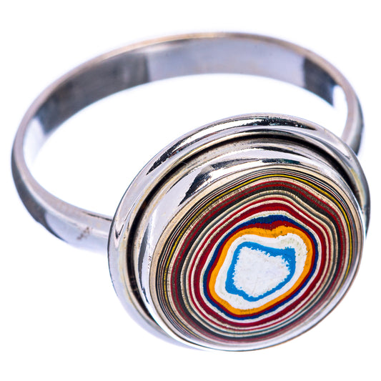 Fordite Ring Size 11.75 (925 Sterling Silver) R144741