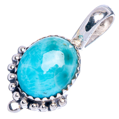 Larimar Pendant 1" (925 Sterling Silver) P41771