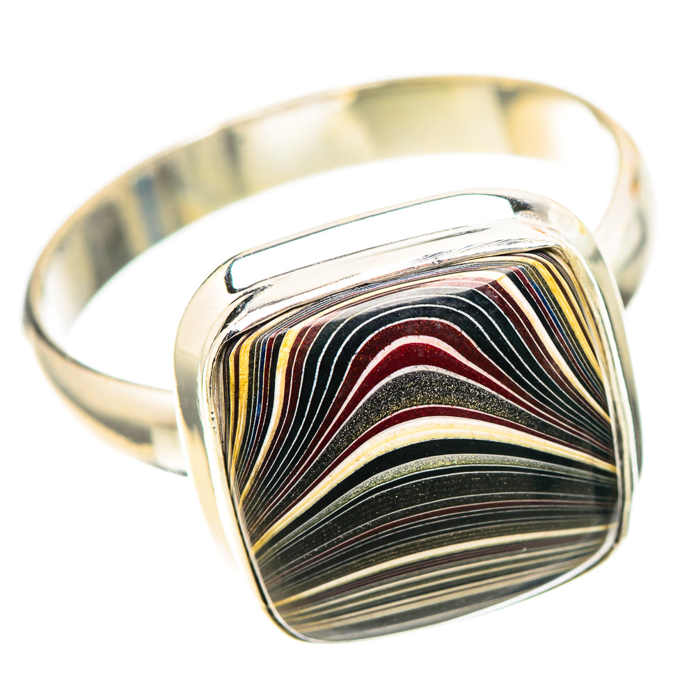 Fordite 925 Sterling Silver Ring Size 12 (925 Sterling Silver) RING139383