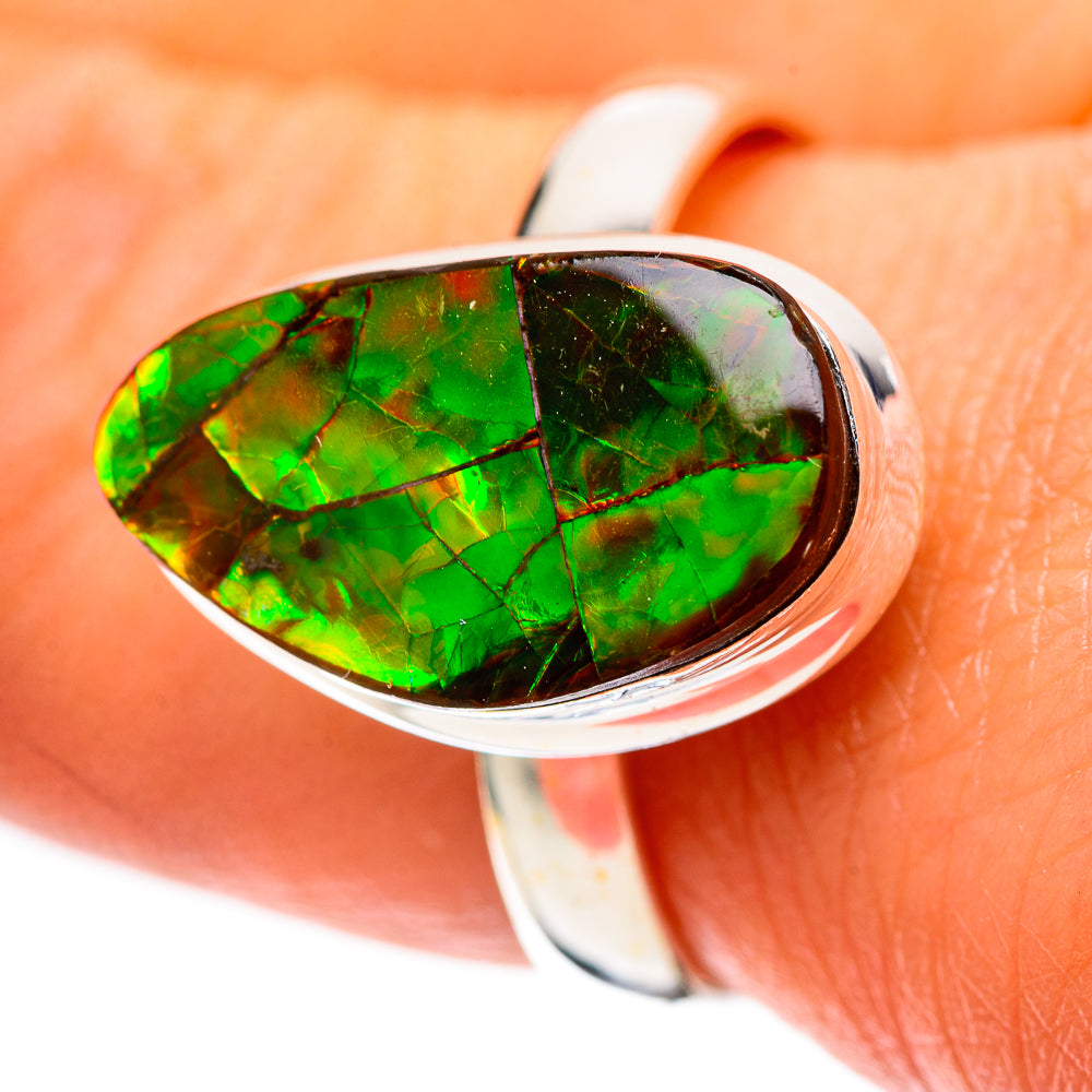 Ammolite Ring Size 9.75 (925 Sterling Silver) RING139220