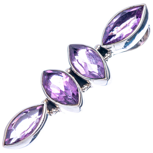 Amethyst Dainty Pendant 1 3/8" (925 Sterling Silver) P43582