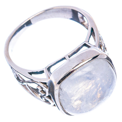 Rainbow Moonstone Ring Size 7 (.925 Sterling Silver)