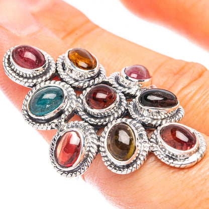 Signature Natural Tourmaline Ring Size 6 (925 Sterling Silver) R1800