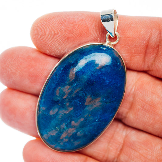 Premium Apatite Pendant 2 1/8" (.925 Sterling Silver)