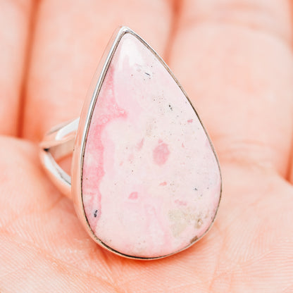 Premium Rhodonite Ring Size 7.75 (.925 Sterling Silver)