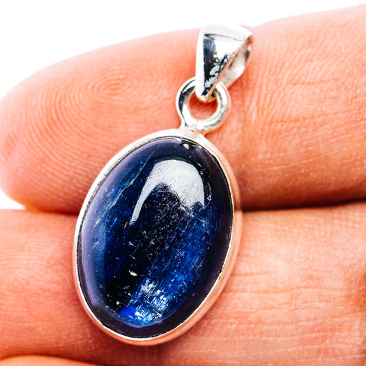 Kyanite Pendant 1 1/8" (.925 Sterling Silver)