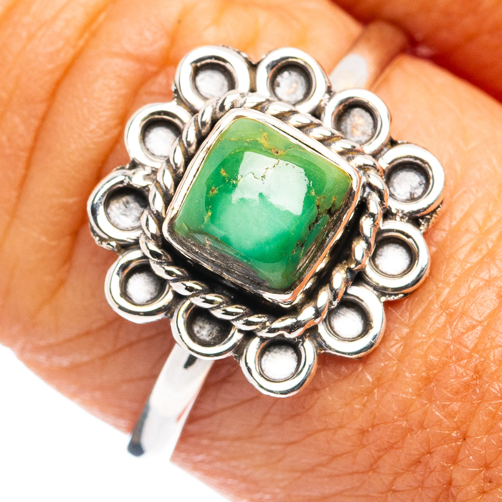 Palomino Turquoise Dainty Ring Size 8.75 (.925 Sterling Silver)