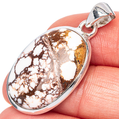 Wild Horse Jasper Pendant 1 3/8" (925 Sterling Silver) P41377