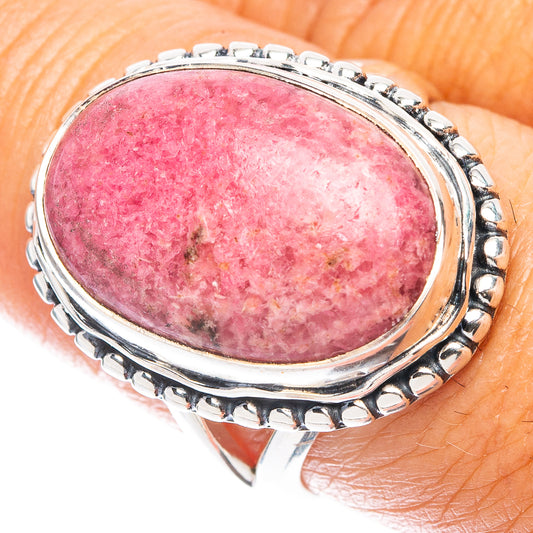 Thulite Ring Size 8.25 (925 Sterling Silver) R7126