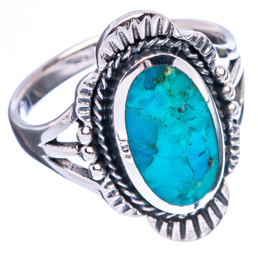 Arizona Turquoise Ring Size 7.75 (925 Sterling Silver) R2543
