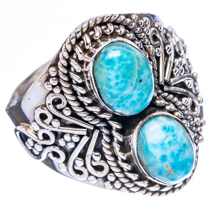 Larimar Ring Size 8.5 (925 Sterling Silver) R4247