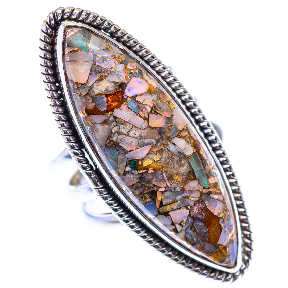 Large Brecciated Ethiopian Opal 925 Sterling Silver Ring Size 6.25 (925 Sterling Silver) RING140396