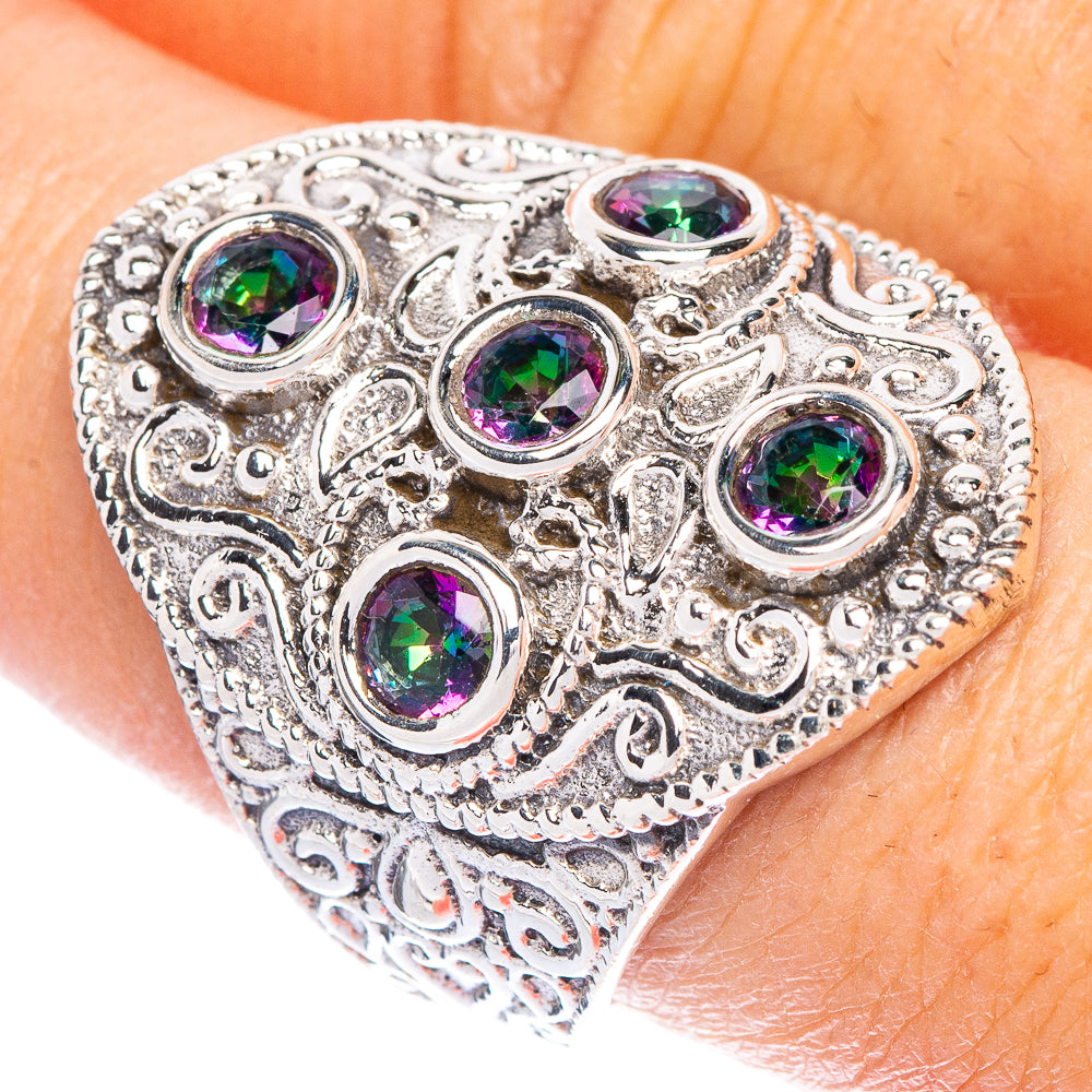 Mystic Topaz Ring Size 8.75 (925 Sterling Silver) R147117