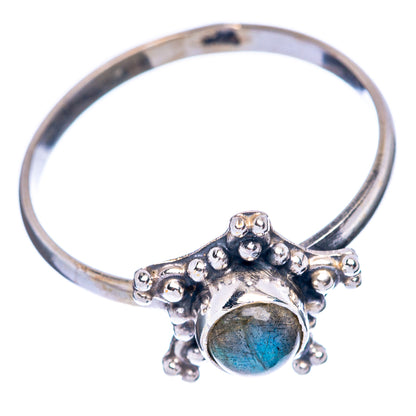 Labradorite Dainty Ring Size 8.25 (925 Sterling Silver) R145682