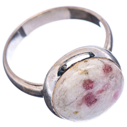 Pink Tourmaline In Quartz Ring Size 8.25 (.925 Sterling Silver)