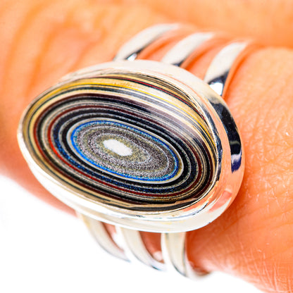 Fordite 925 Sterling Silver Ring Size 9.5 (925 Sterling Silver) RING139597