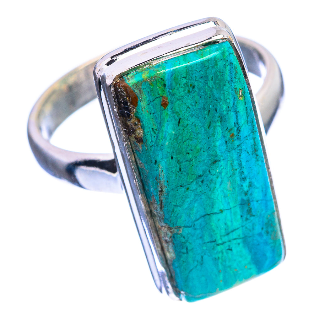 Chrysocolla Ring Size 7.25 (925 Sterling Silver) R142461
