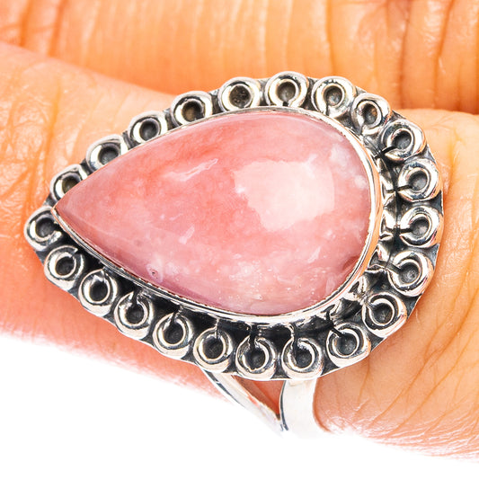 Pink Opal 925 Sterling Silver Ring Size 6.75 (925 Sterling Silver) R6189