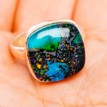 Sterling Opal Ring Size 8 (.925 Sterling Silver)