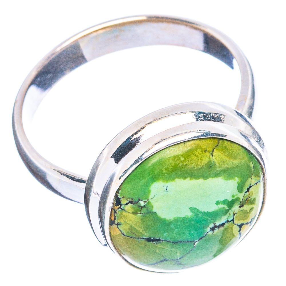 Rare Arizona Spiderweb Turquoise Ring Size 7.25 (925 Sterling Silver) R4764