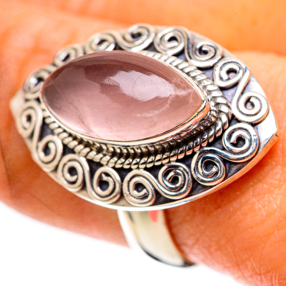 Rose Quartz Ring Size 8 (925 Sterling Silver) RING138729