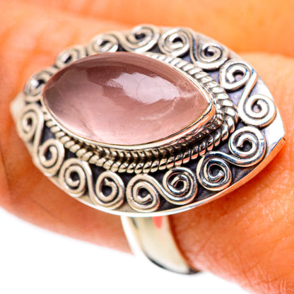 Rose Quartz Ring Size 8 (925 Sterling Silver) RING138729