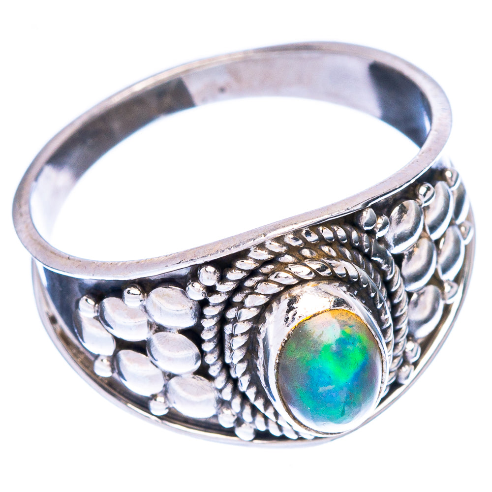 Rare Ethiopian Opal Ring Size 7.5 (925 Sterling Silver) R146967