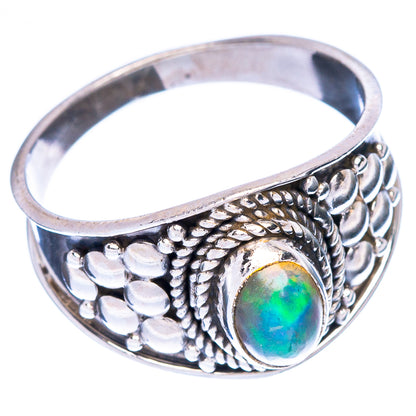Rare Ethiopian Opal Ring Size 7.5 (925 Sterling Silver) R146967