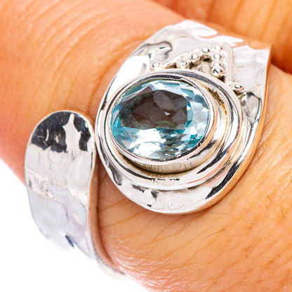 Blue Topaz Ring Size 7 (925 Sterling Silver) R146749