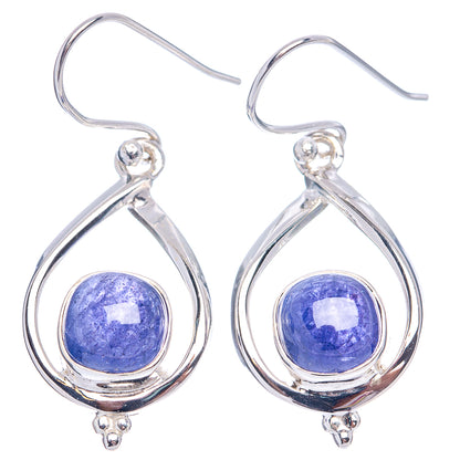 Premium Tanzanite Earrings 1 1/2" (.925 Sterling Silver)
