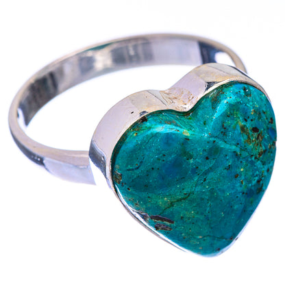 Chrysocolla Ring Size 9 (925 Sterling Silver) R141103