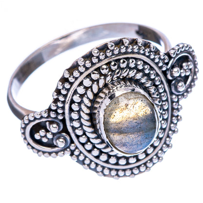 Labradorite Ring Size 7.75 (925 Sterling Silver) R146251