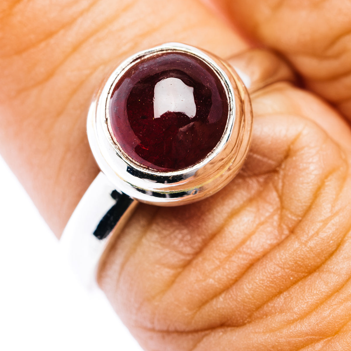 Premium Pink Tourmaline Ring Size 7.75 (.925 Sterling Silver)