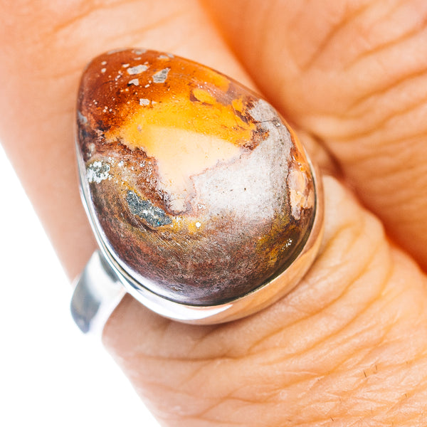 Mexican Fire Opal Ring Size 8.75 (.925 Sterling Silver)