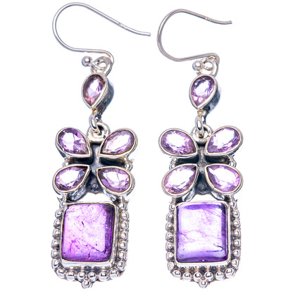 Premium Amethyst Earrings 2 1/8" (925 Sterling Silver) E1585