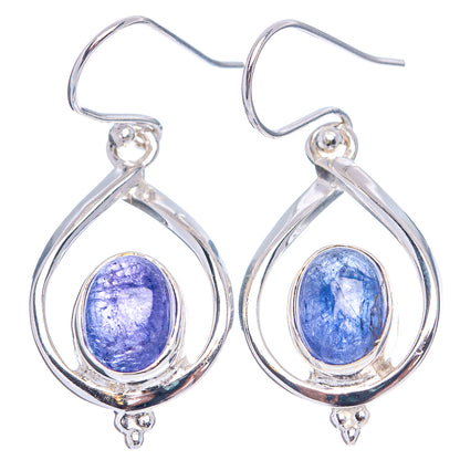 Premium Tanzanite Earrings 1 1/2" (.925 Sterling Silver)