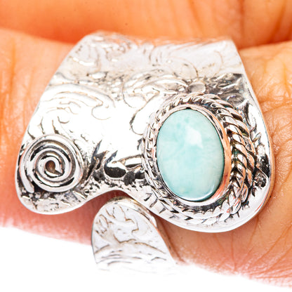 Larimar Ring Size 5.5 (925 Sterling Silver) R3787