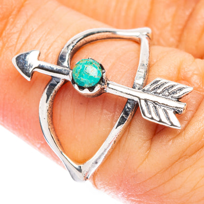 Rare Arizona Turquoise Arrow Ring Size 5.75 (925 Sterling Silver) R146776