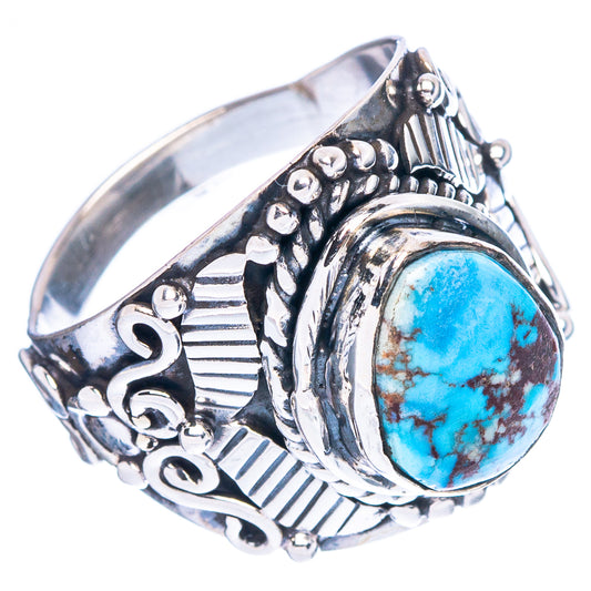 Rare Golden Hills Turquoise Ring Size 6 (925 Sterling Silver) R4608