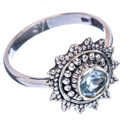 Value Blue Topaz Ring Size 6.75 (925 Sterling Silver) R3345