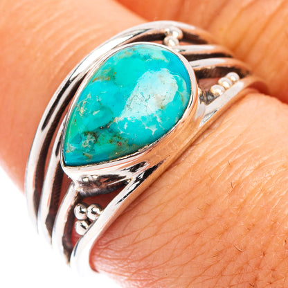 Mohave Turquoise Ring Size 8.75 (.925 Sterling Silver)