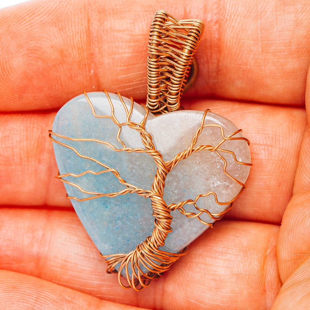 Trolleite Wire Wrap Pendant 1 1/2" (Copper)