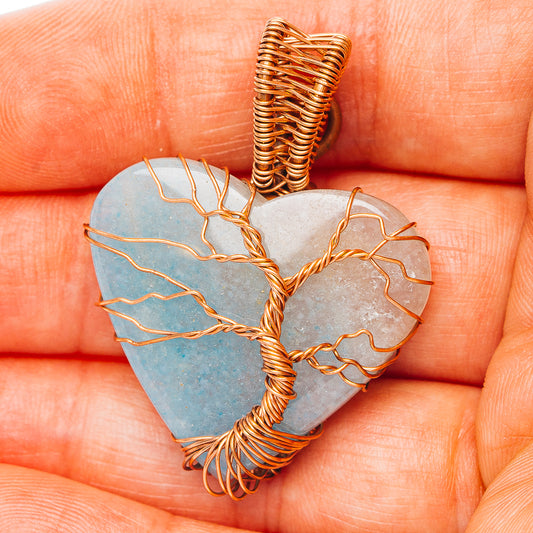Trolleite Wire Wrap Pendant 1 1/2" (Copper)