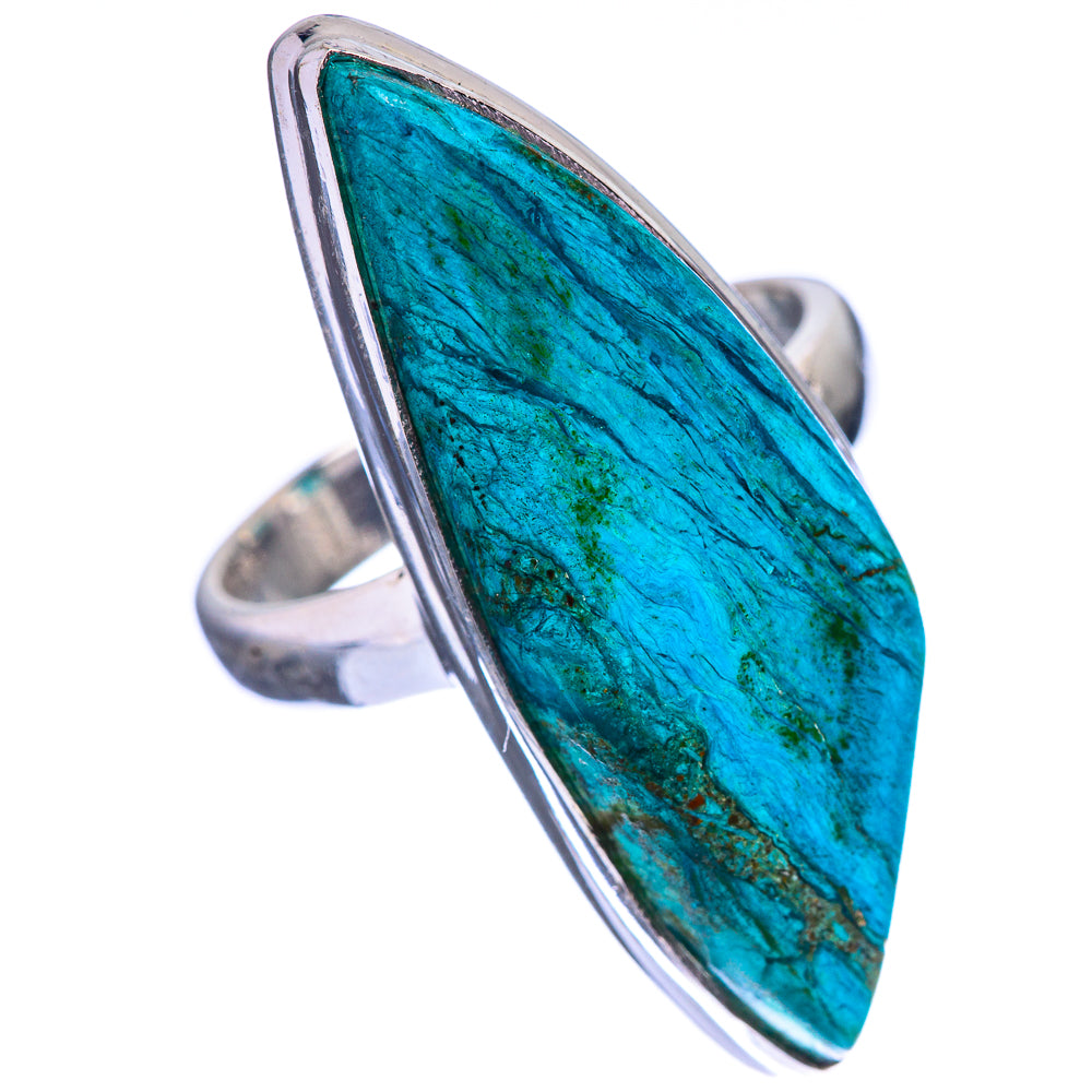 Chrysocolla Ring Size 6.5 (925 Sterling Silver) R142713