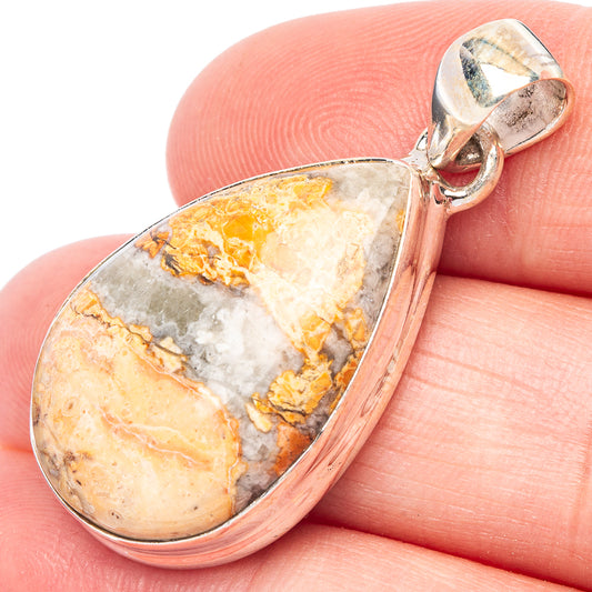 Maligano Jasper Pendant 1 1/2" (925 Sterling Silver) P44464