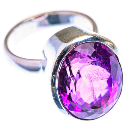 Faceted Amethyst Ring Size 6.5 (925 Sterling Silver) RING139970