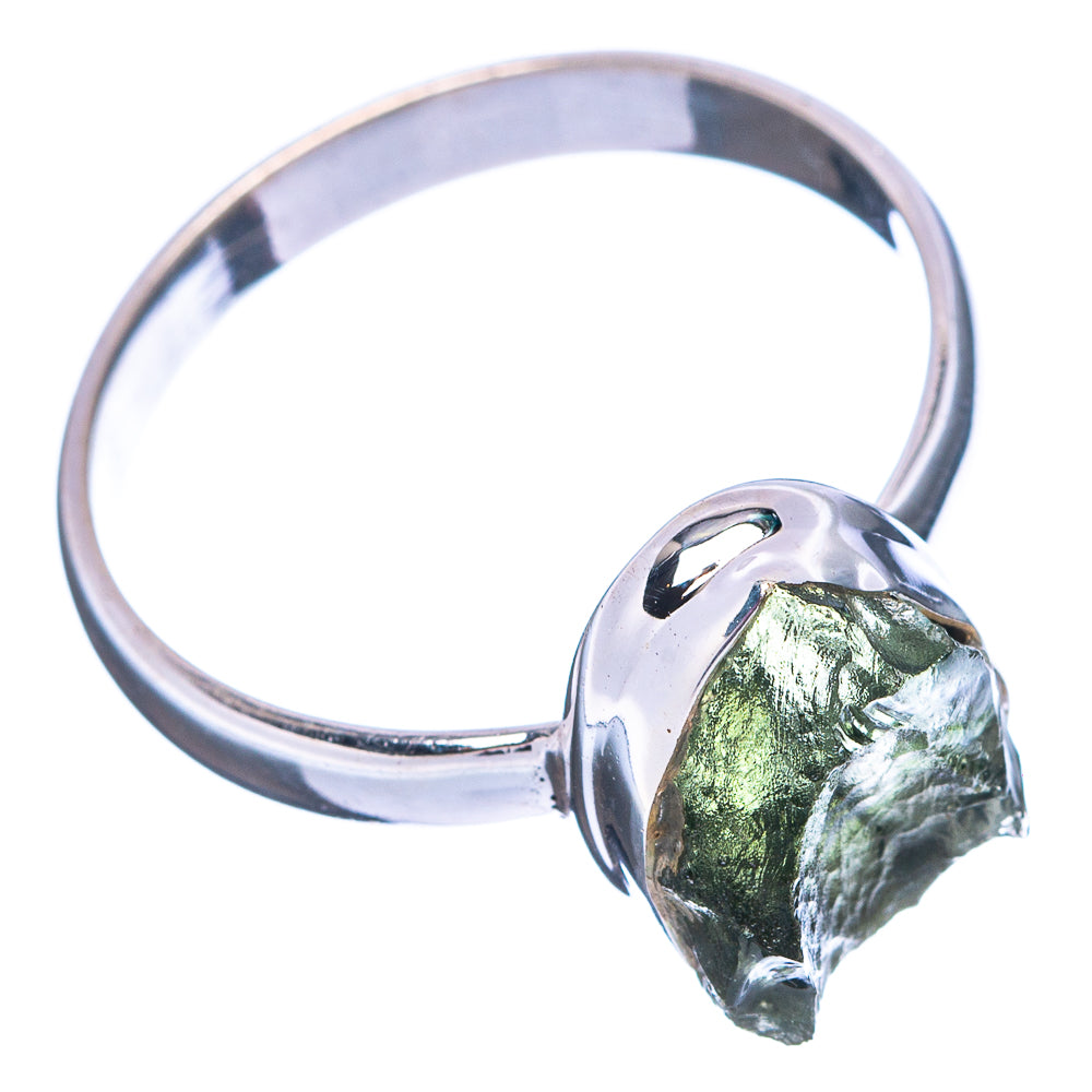 Rare Moldavite Ring Size 9.25 (.925 Sterling Silver)