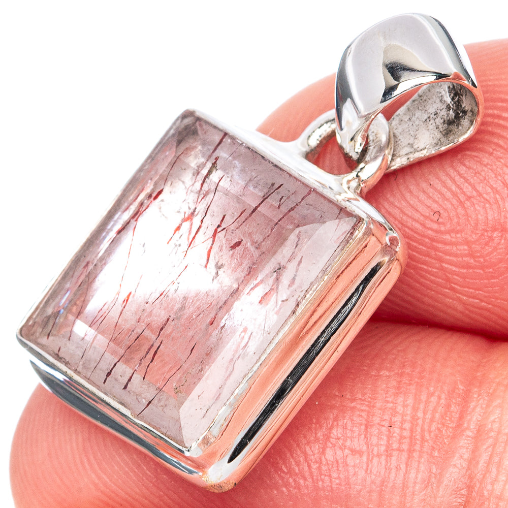 Rare Super Seven Pendant 1" (925 Sterling Silver) P41311