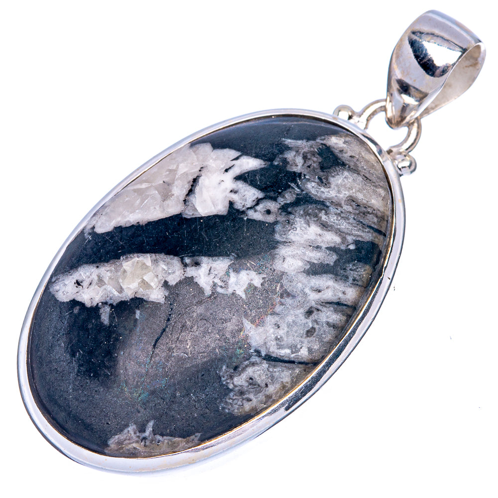 Pinolith Jasper Pendant 1 3/4" (925 Sterling Silver) P40597