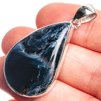 Pietersite Pendant 1 5/8" (925 Sterling Silver) P39098